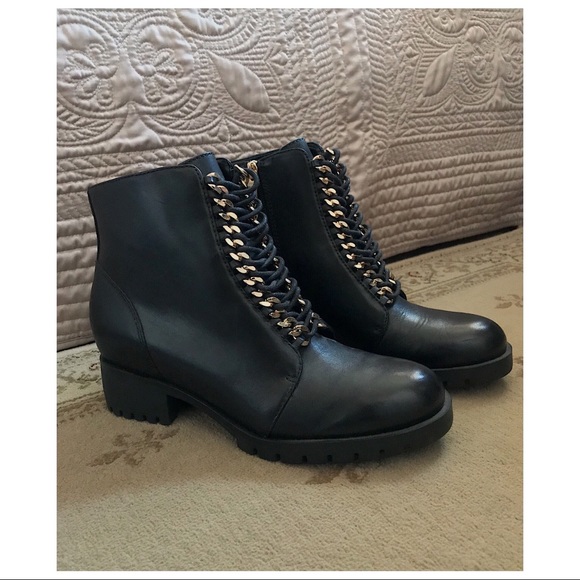 karl lagerfeld combat boots